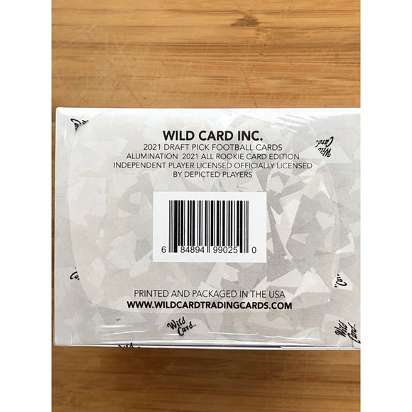 2021 Wild Card Alumination All Rookie Football Cards Blaster Box - Picture 6 of 6